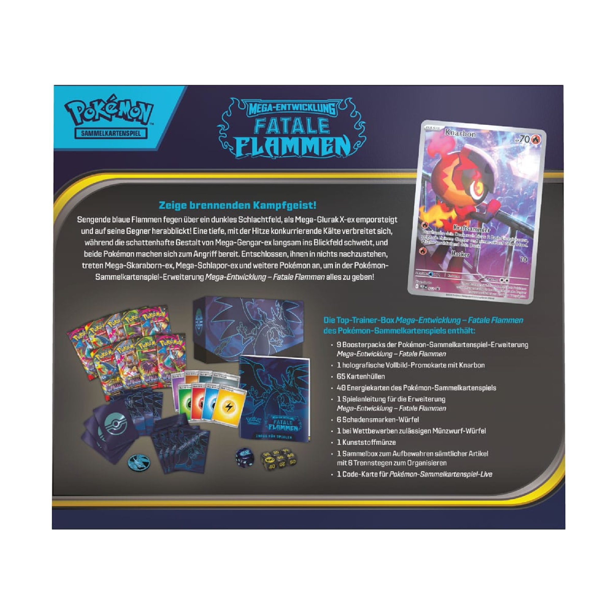 Pokemon - Mega Entwicklung Fatale Flammen - Top Trainer Box (Deutsch)