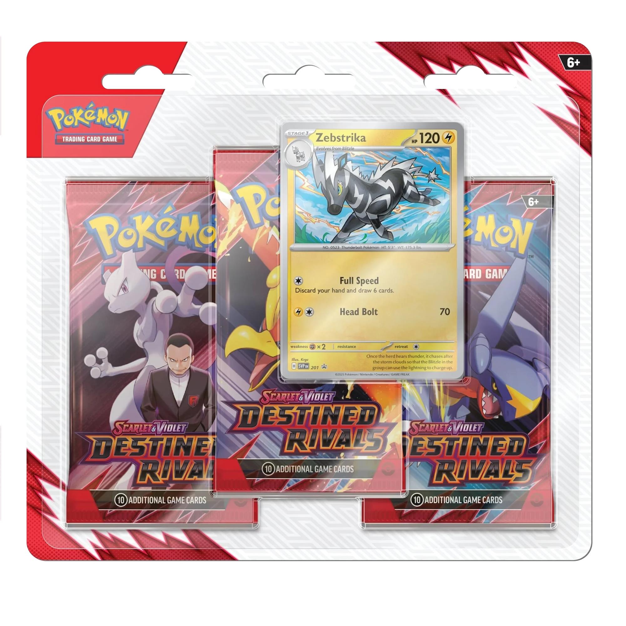 Pokemon SV10 Ewige Rivalen 3er Blister (Englisch)