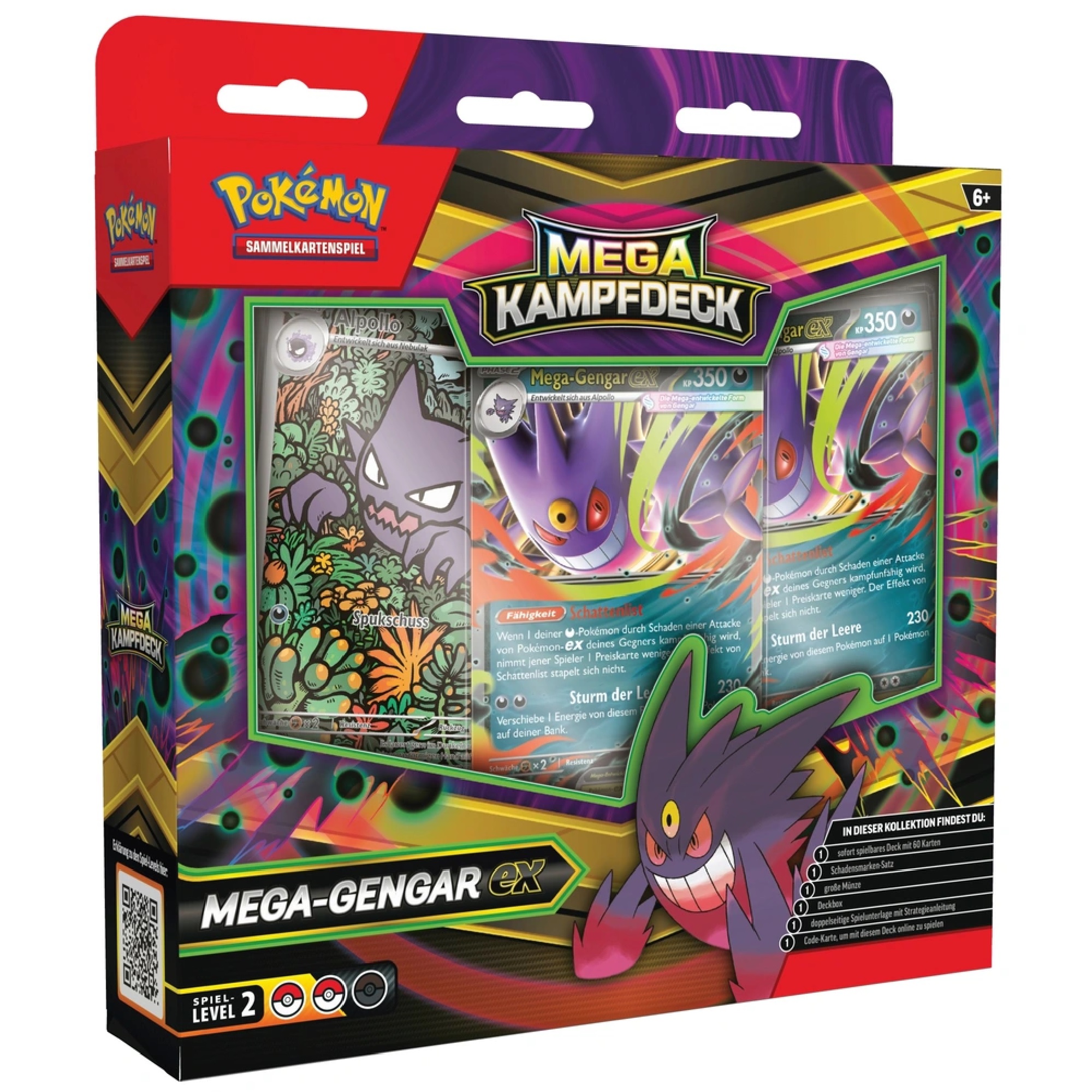 Pokemon Mega Kampfdeck Gengar EX oder Diancie EX Deck