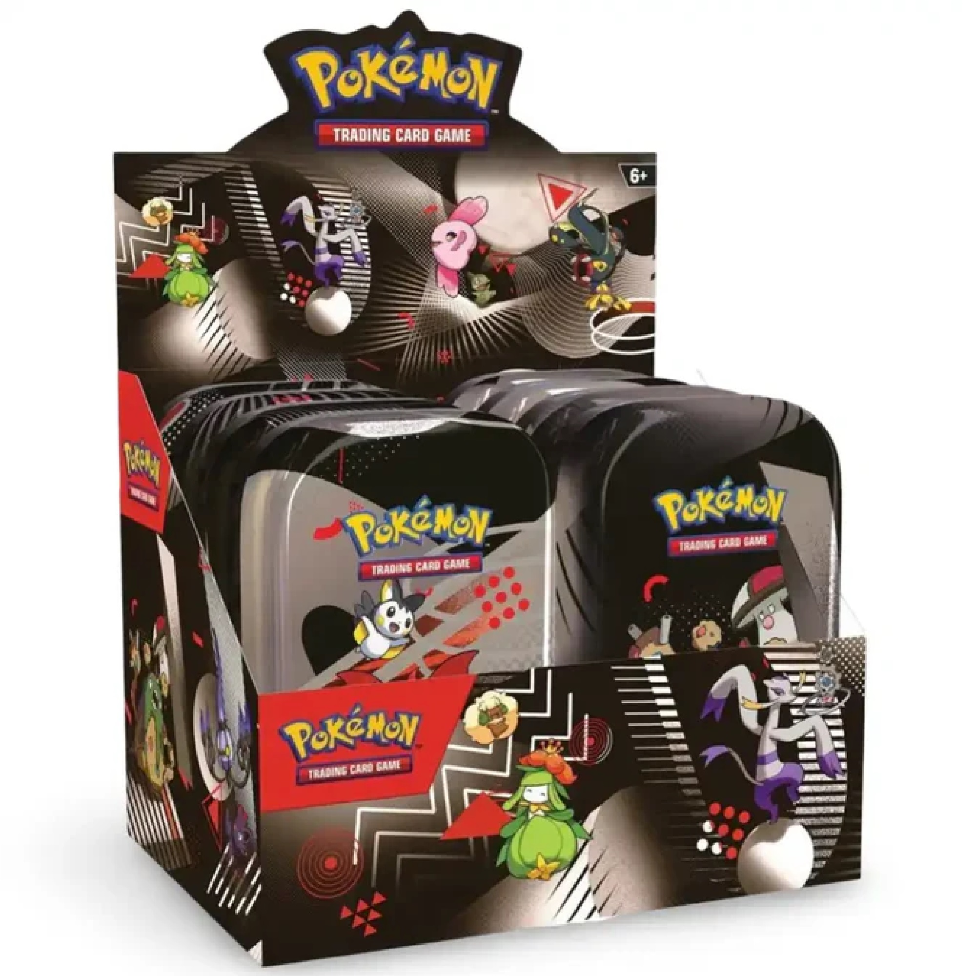 Pokemon Black Bolt & White Flare Mini Tin Display (Englisch)