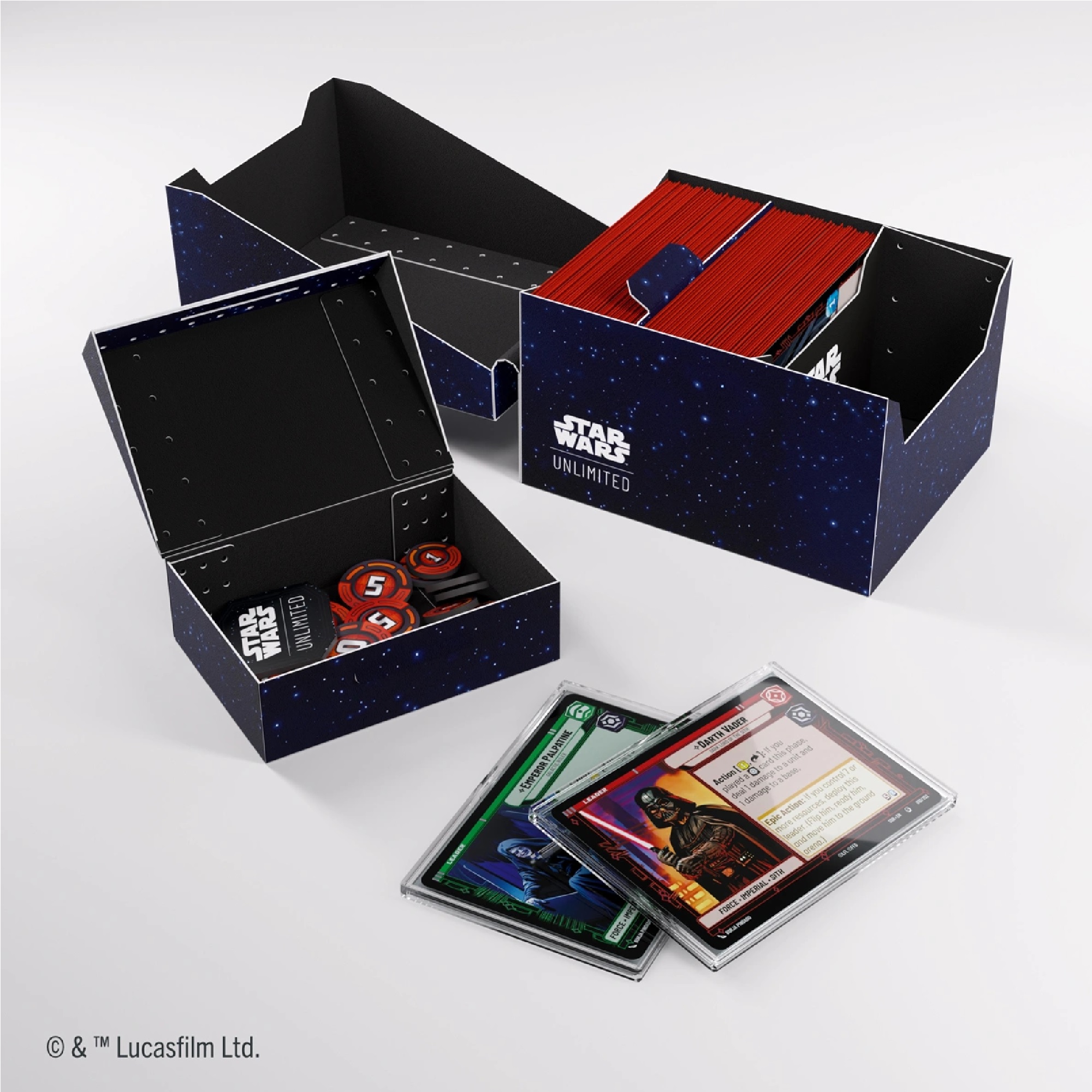 Star Wars Unlimited Twin Sun Soft Crate - Card Back Blue